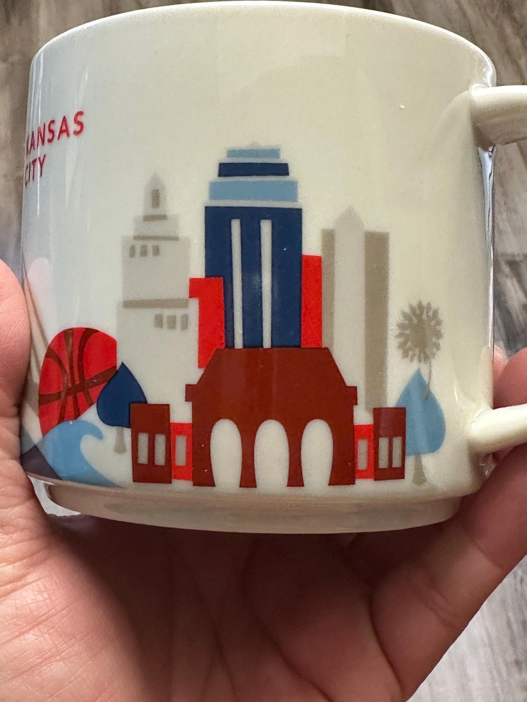 Starbucks Kansas City “You Are Here” YAH Collection 14oz Coffee Mug. Ship Fast