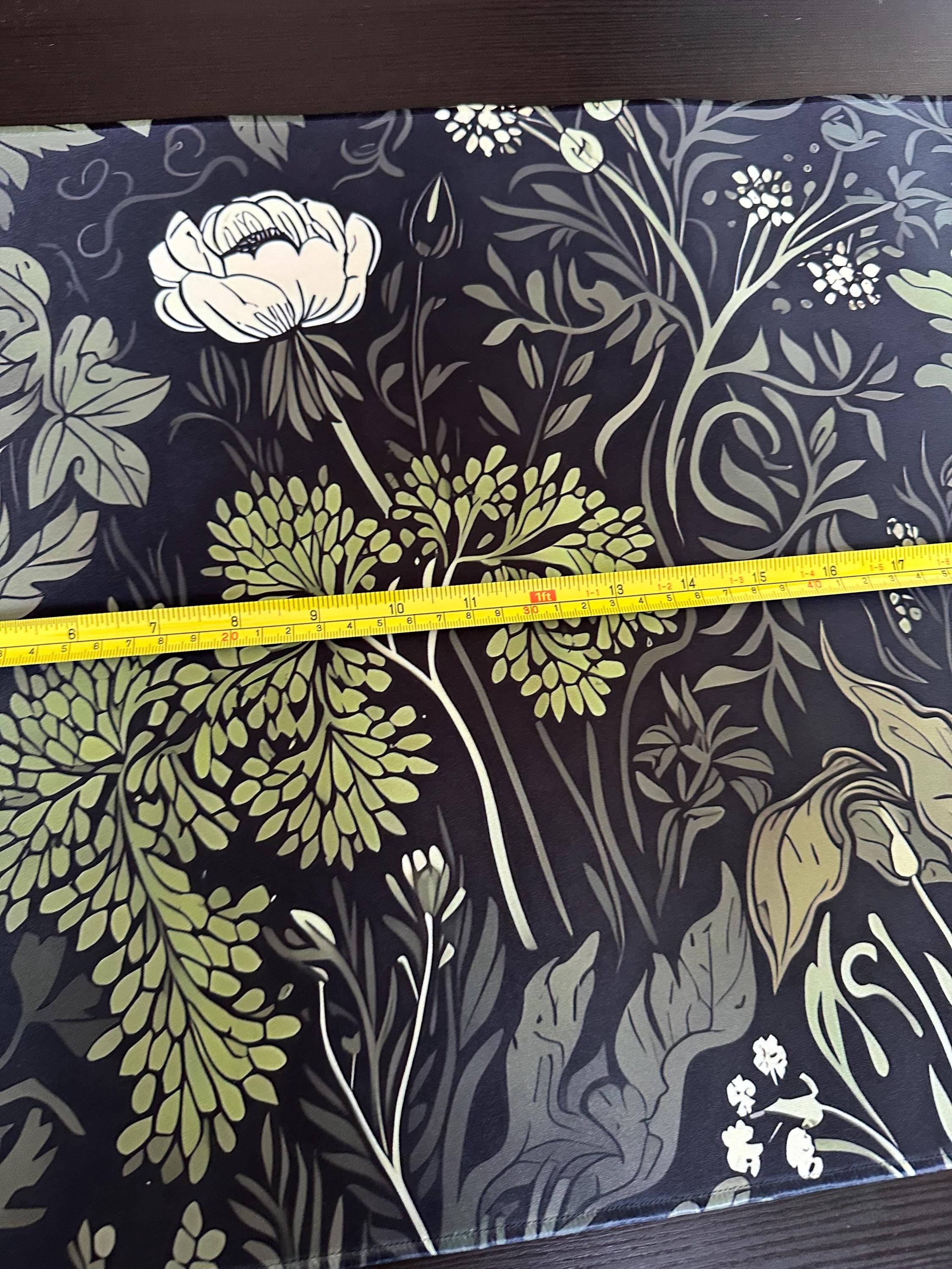 Cottagecore Floral Desk Mat Large 31x16 Botanical Mouse Pad – Vintage Wildflower Workspace Décor