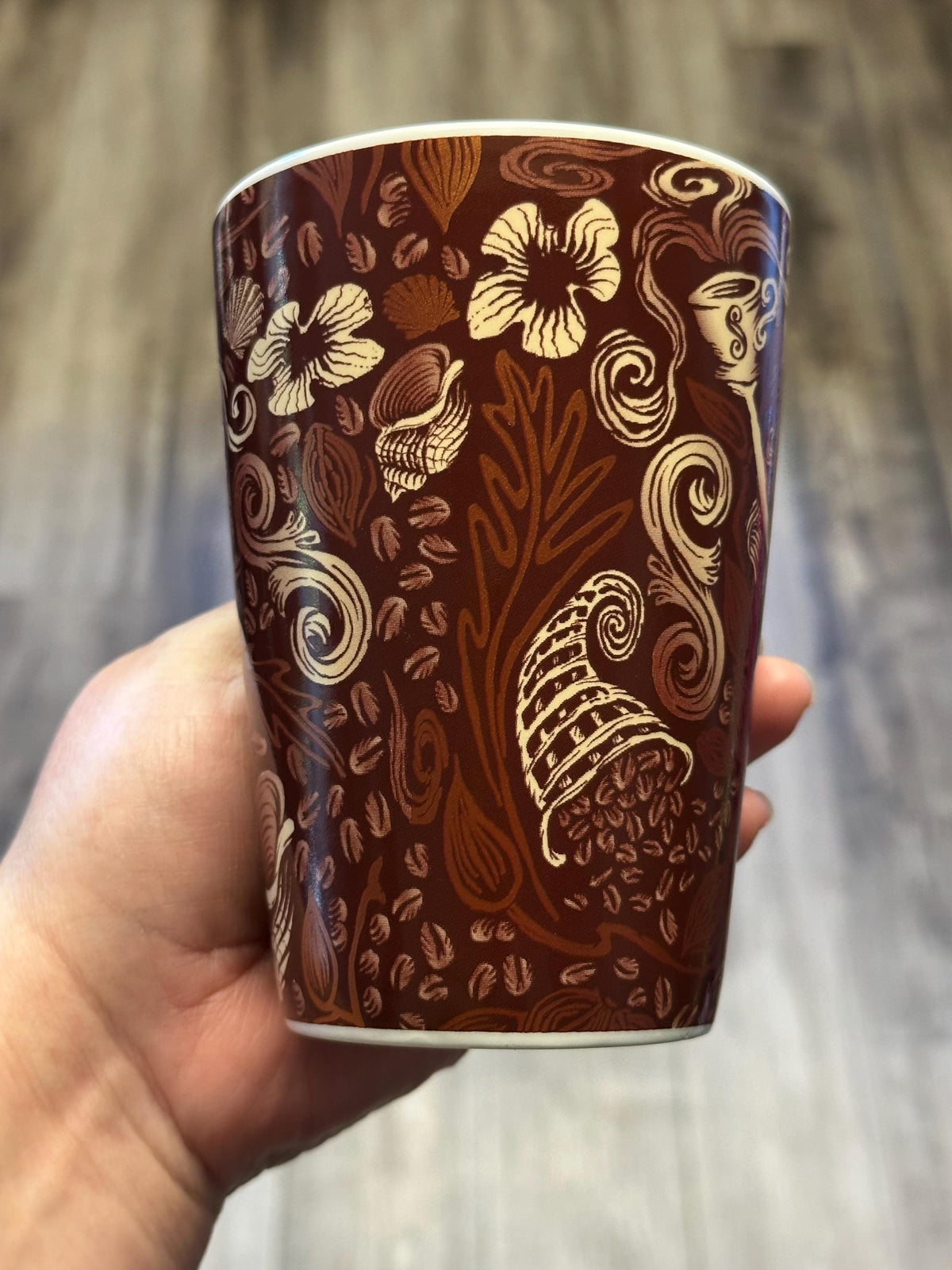 arbucks Bronze Siren Seashells Mug