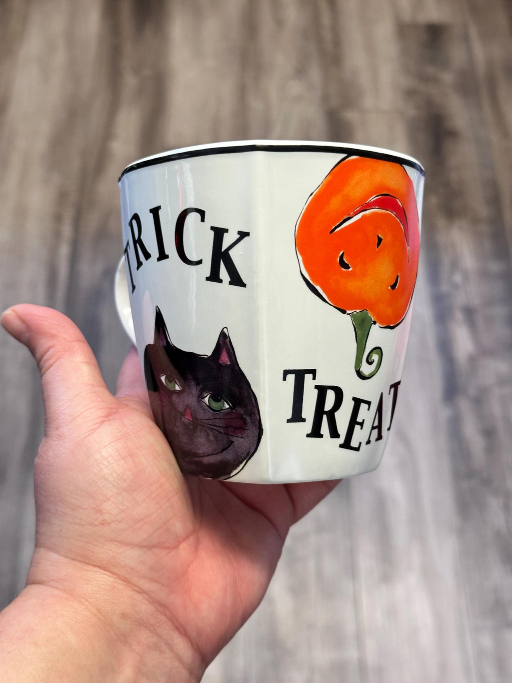 Trick or Treat Halloween mug. New! Ship Fast!