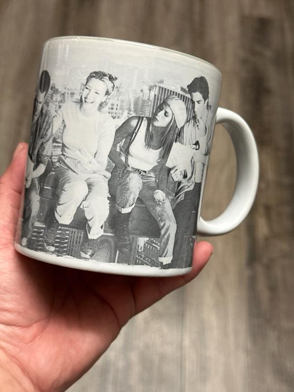 Friends TV Show Coffee Mug 20oz Black White Large Cup. Ship Fast!