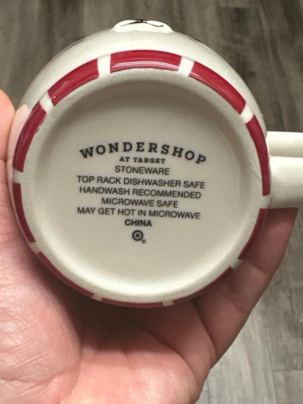 Meowy Christmas Cat Mug 16oz Stoneware With Ears Wondershop 2024 New. Ship fast!