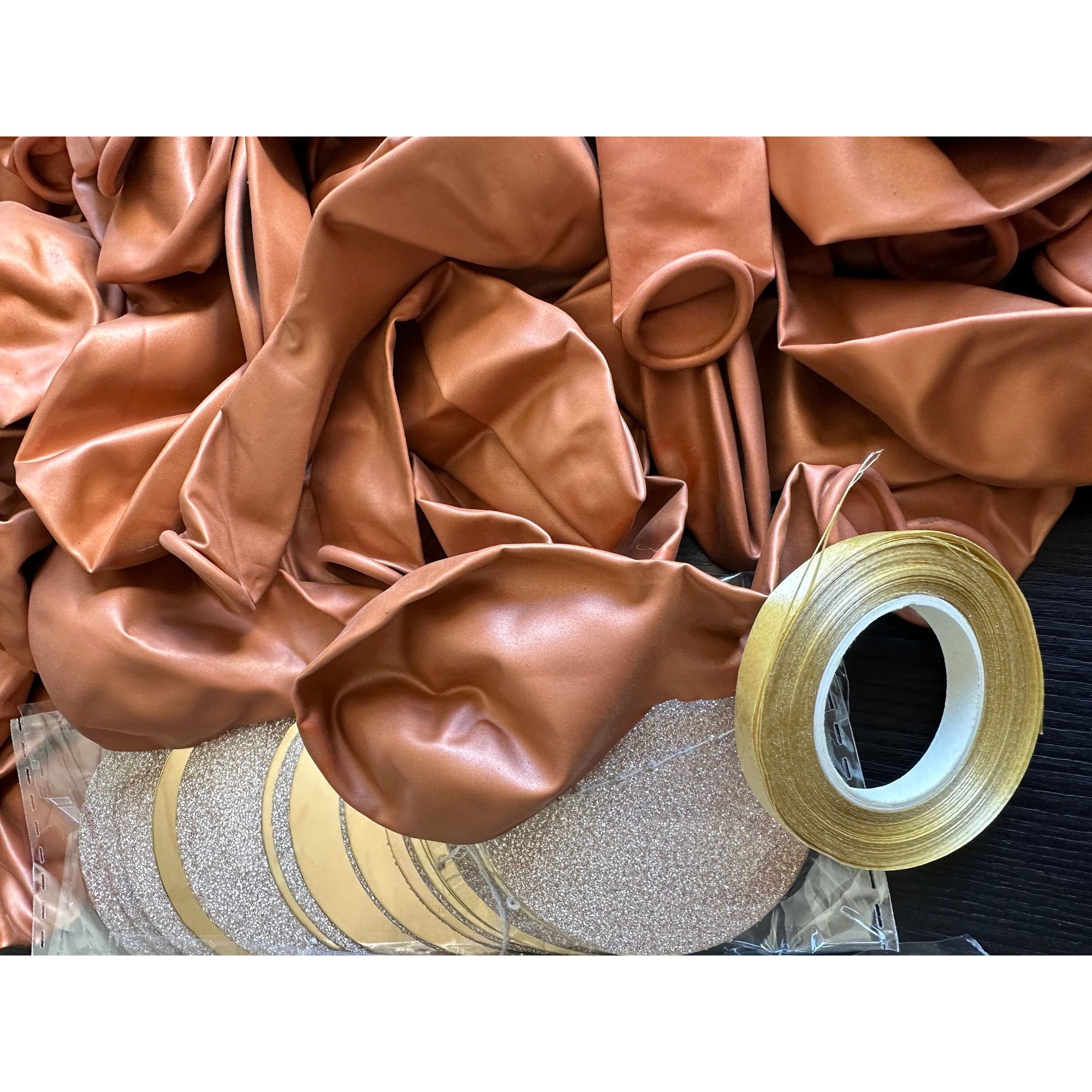 70 Pcs Caramel Brown Balloons: Boho Party Decorations | Little Joy Market