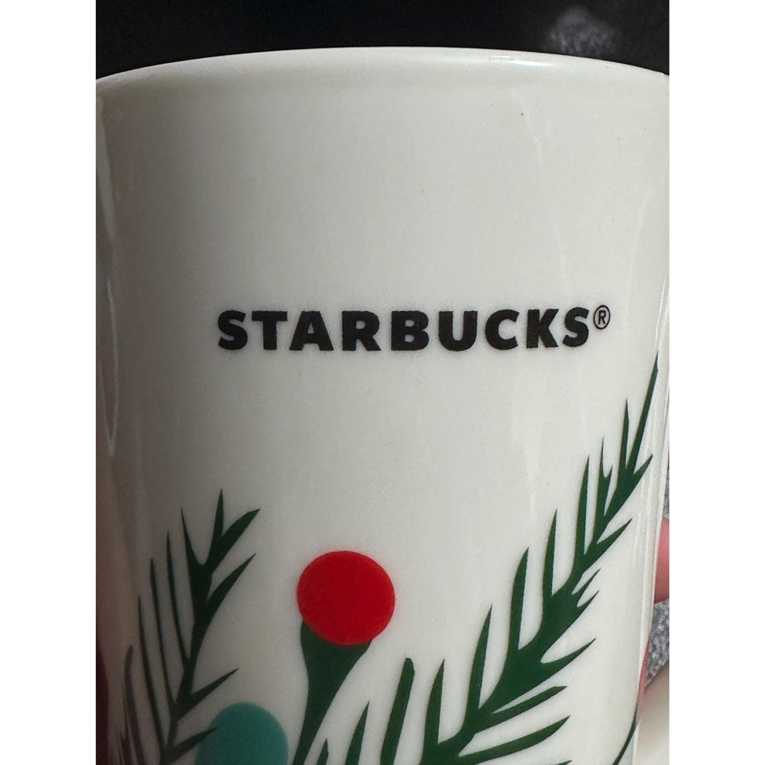 Starbucks Holiday Mug: 2020 Christmas Red Berries Design (12 oz). Ship Fast!