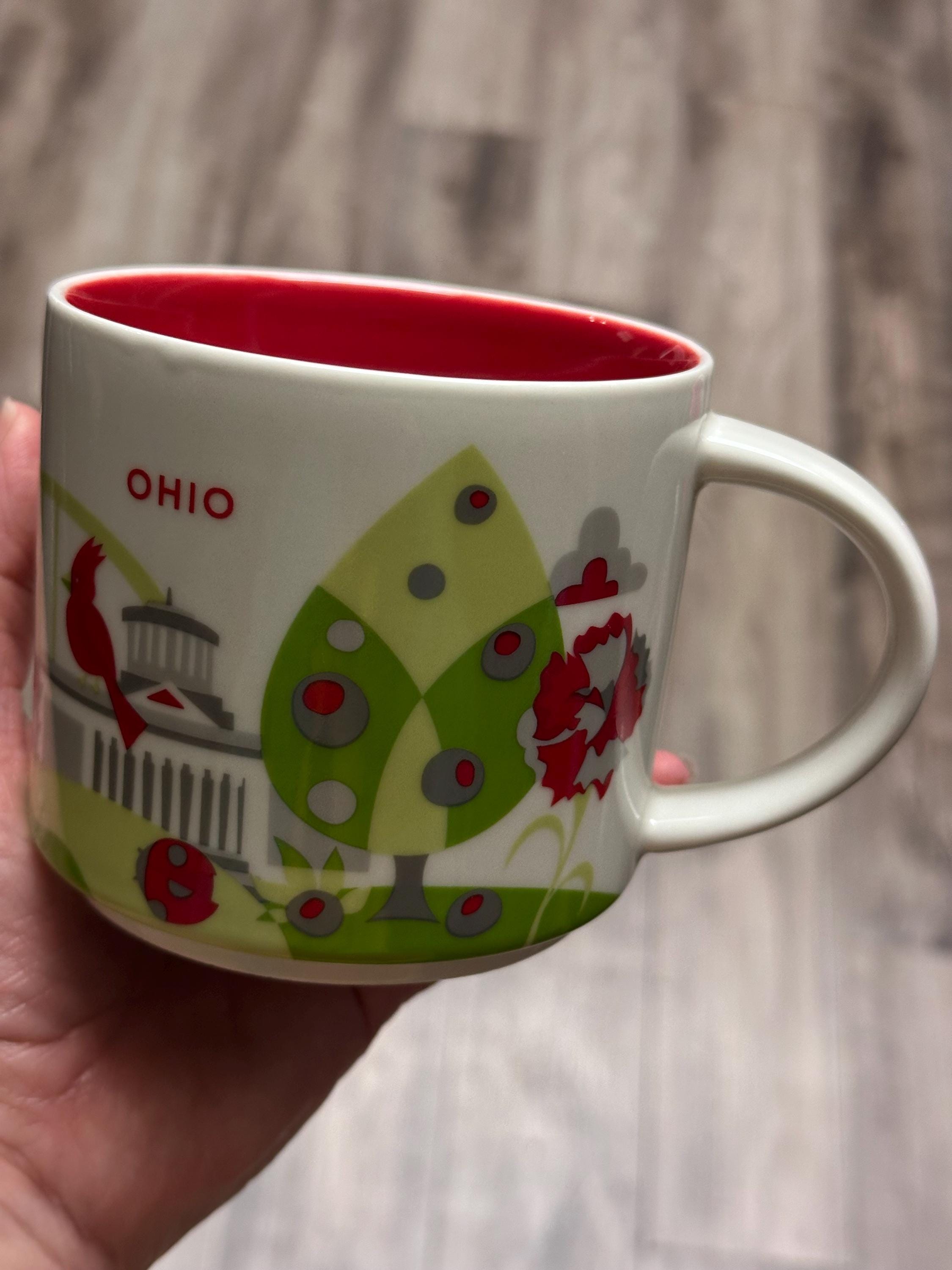 Starbucks Ohio You Are Here mug 14oz. Ship Fast!