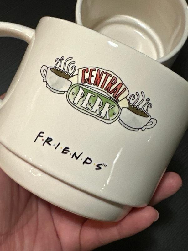 Friends TV Show Mug Set of 2 Central Perk Umbrella Coffee Tea Cups EUC