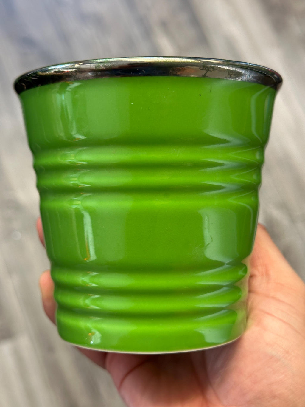 Starbucks 2007 Green Sand Pail Bucket Mug 14oz – Ship fast!