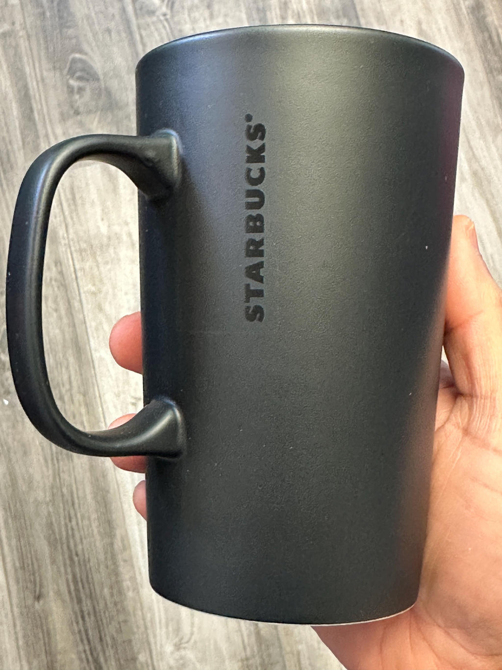 Starbucks 2015 Matte Black World Globe Mug 16oz – New in Box. Ship Fast!