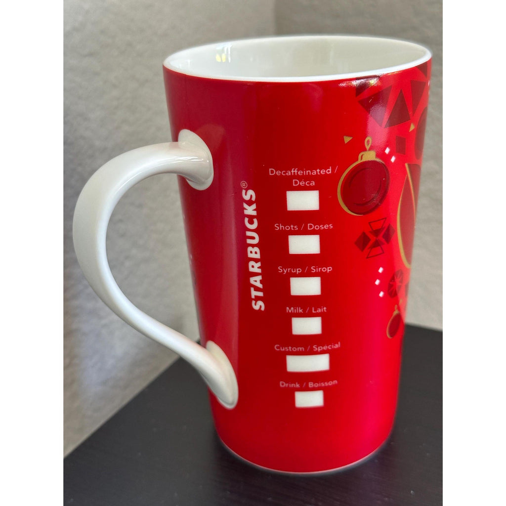 Starbucks Christmas Mug Red 16 oz 2013 Discontinued. EUC. Ship Fast!