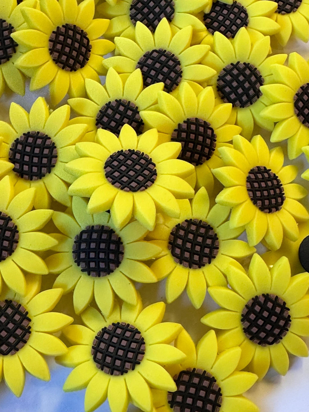 Sunflower Shoe Charm | Charm PVC Clog Accessory. Ship Fast!