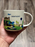 Starbucks Kentucky You Are Here Collection 14oz Ceramic Coffee Cup. Ship Fast! | Little Joy Market
