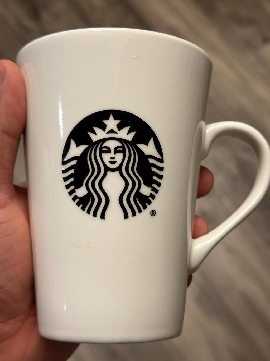 Starbucks White Mug with Black Siren 16oz – 2016, Retired. Ship fast! | Little Joy Market