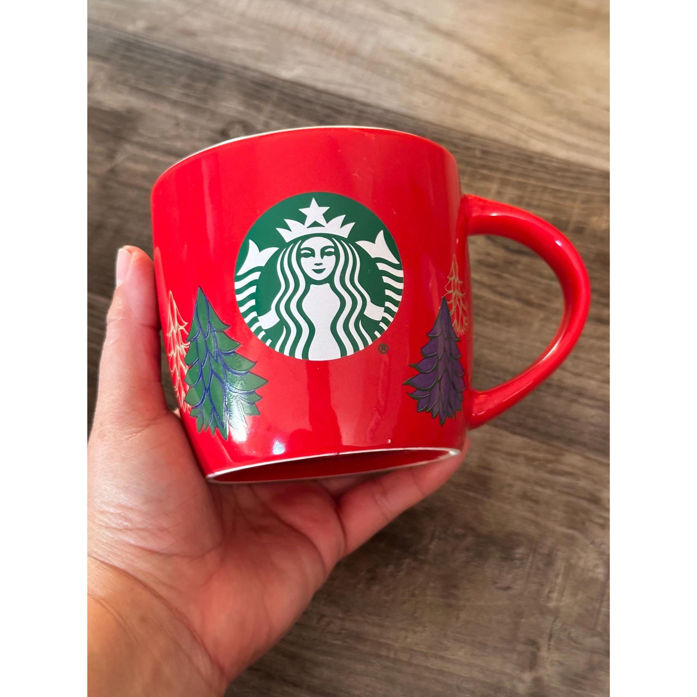 Rare 2020 Starbucks Red Holiday Trees Siren Mug - 18 oz Collectible. Ship Fast! | Little Joy Market