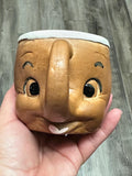 3D Animal Mug Brown Handpainted Ceramic Coffee Cup 10oz | Little Joy Market