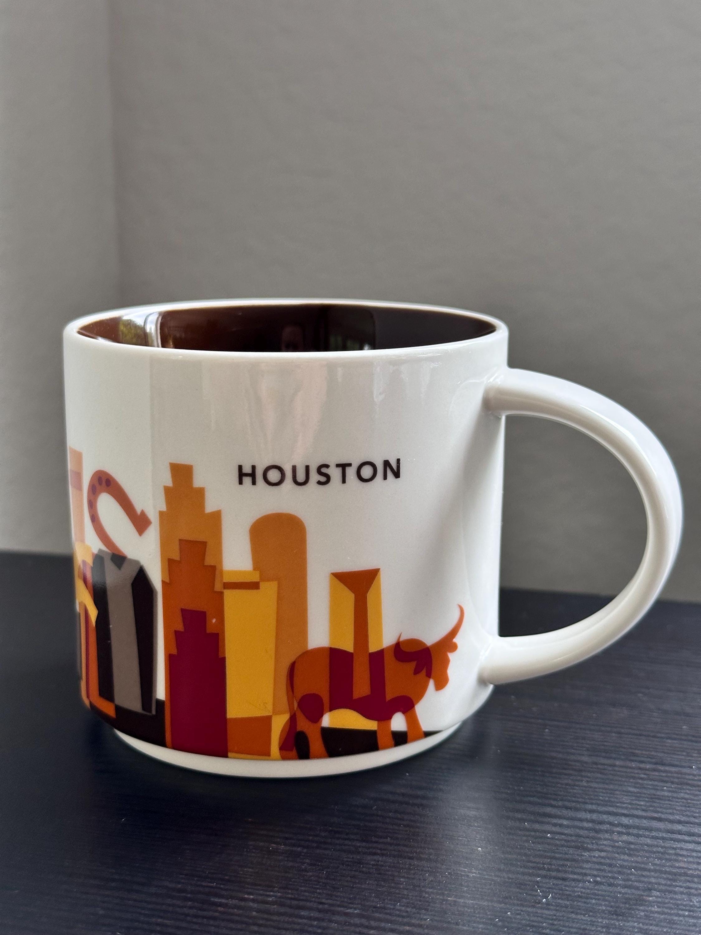 Starbucks Houston You Are Here Mug – 14 oz Collectible (2013 or 2014). Ship Fast! | Little Joy Market