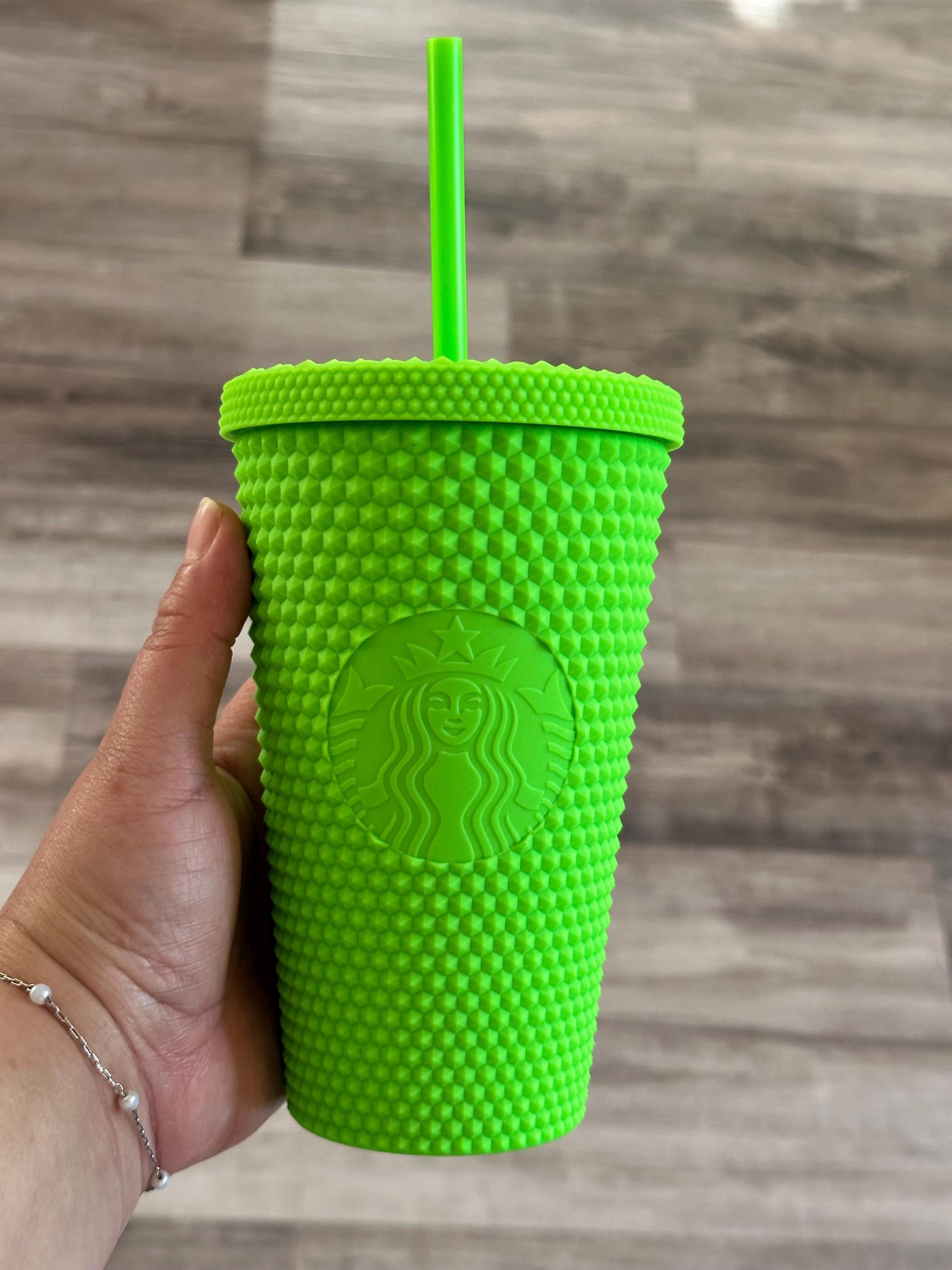 Starbucks Neon Green Tumbler 16 oz – Limited Edition. Ship Fast!