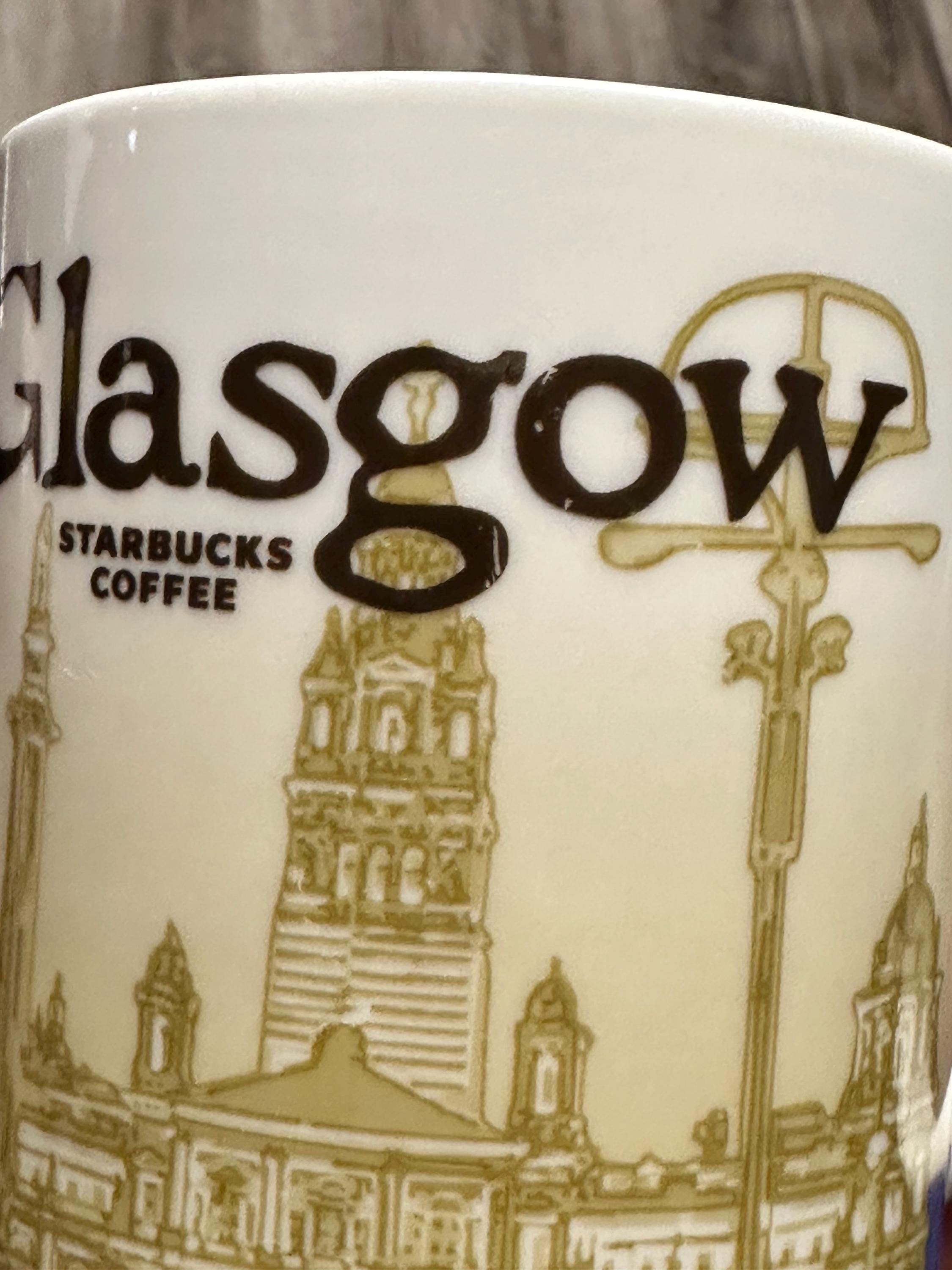Starbucks Glasgow Scotland Global Icon Mug 16 oz. Ship Fast!