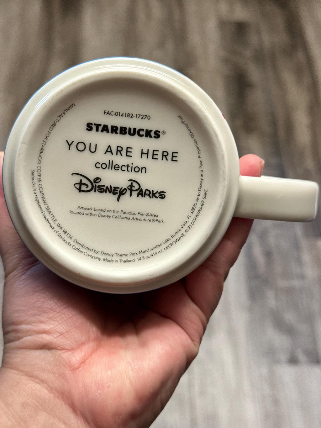 Starbucks Disney California Adventure You Are Here Mug. Ship Fast!