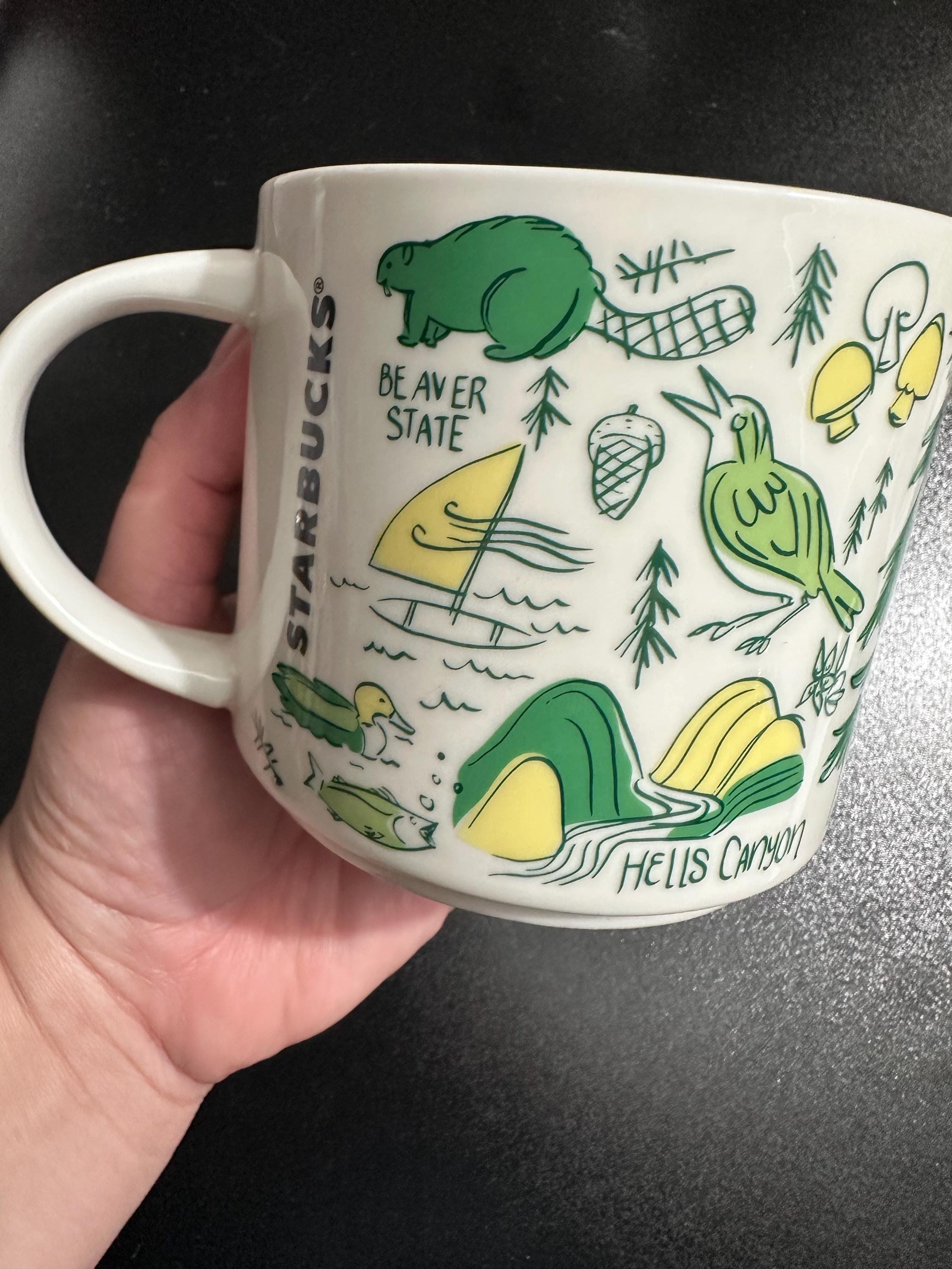 Starbucks Oregon Been There Series Mug 14oz Across the Globe Coffee Cup | Ships Fast.