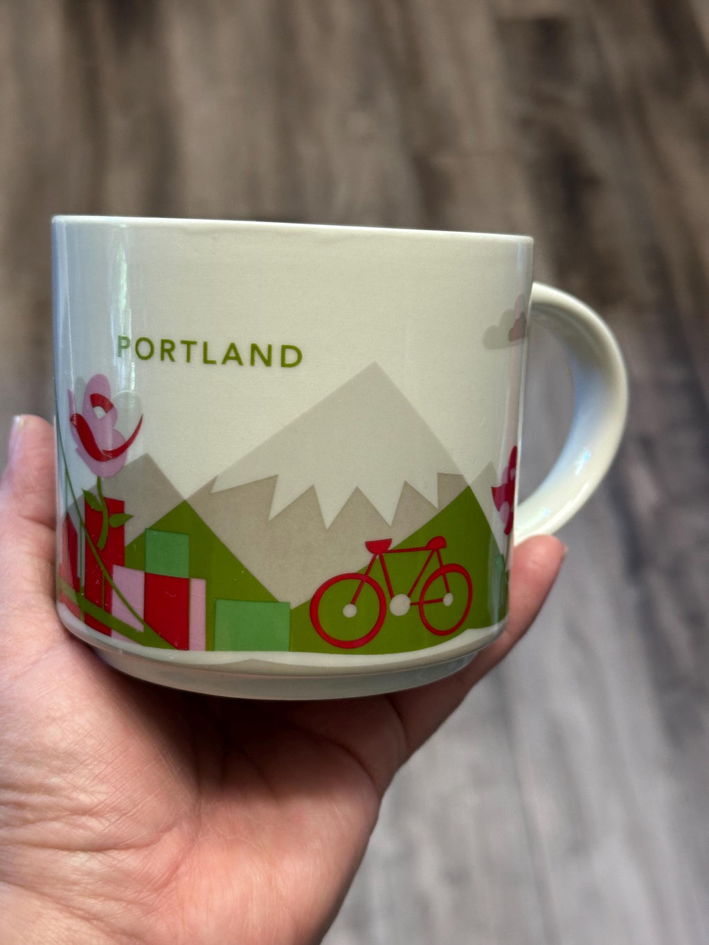 Starbucks Portland You Are Here YAH Collection 14oz Coffee Mug Cup. Ship Fast!