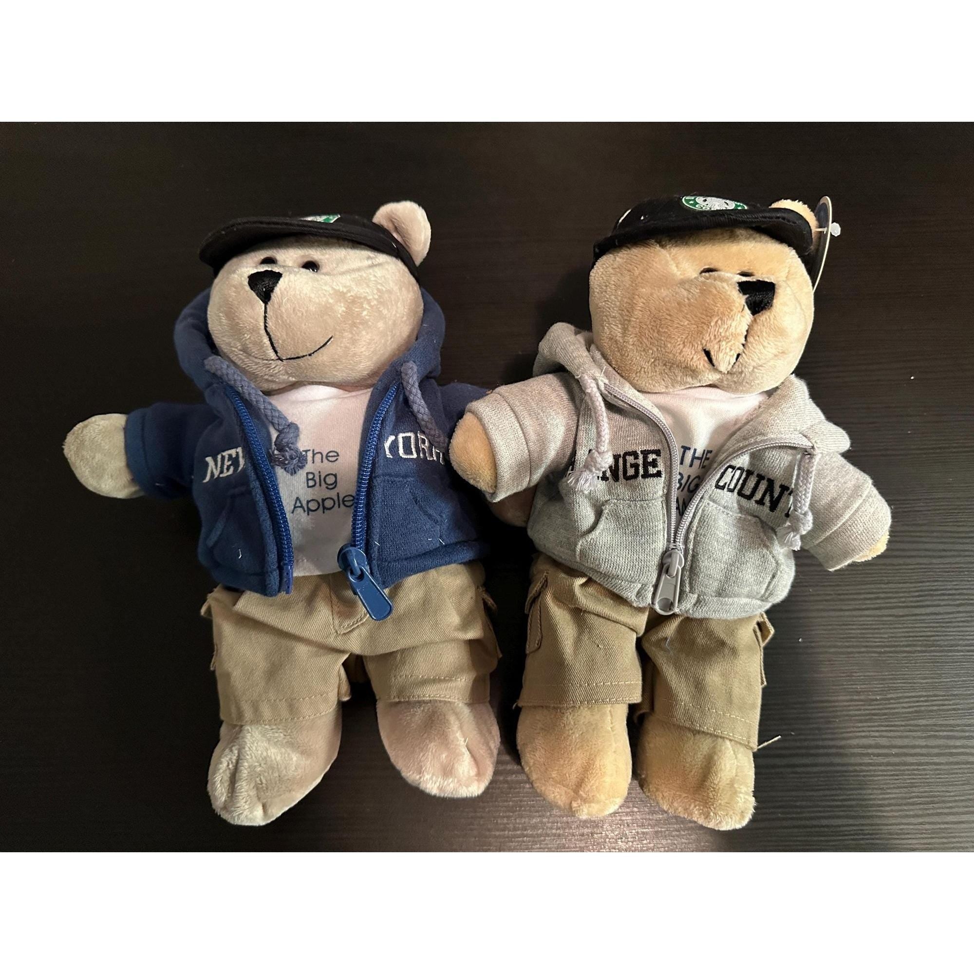 Vintage Starbucks Bearista Teddy Bears - Collectible Plush