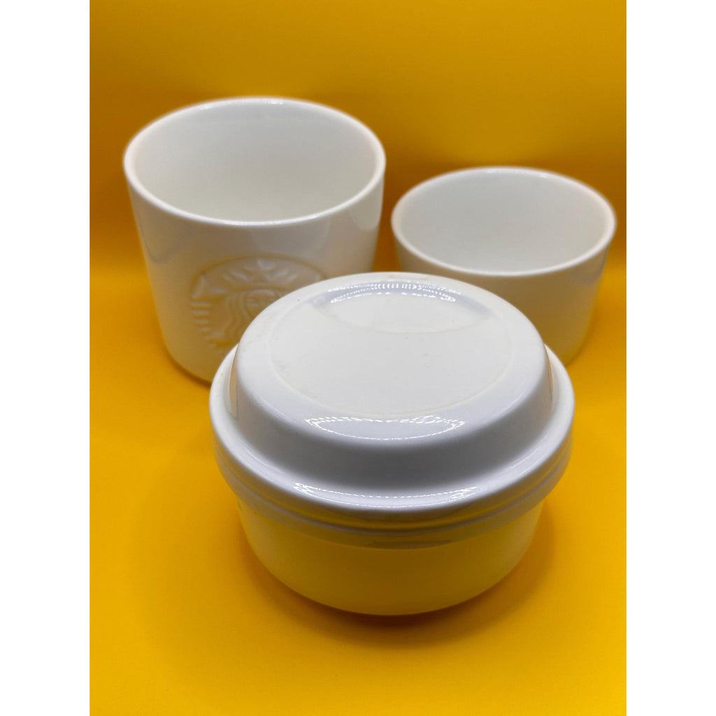 Vintage 2012 Starbucks Ceramic Stacking Candy Dish - 4 Piece