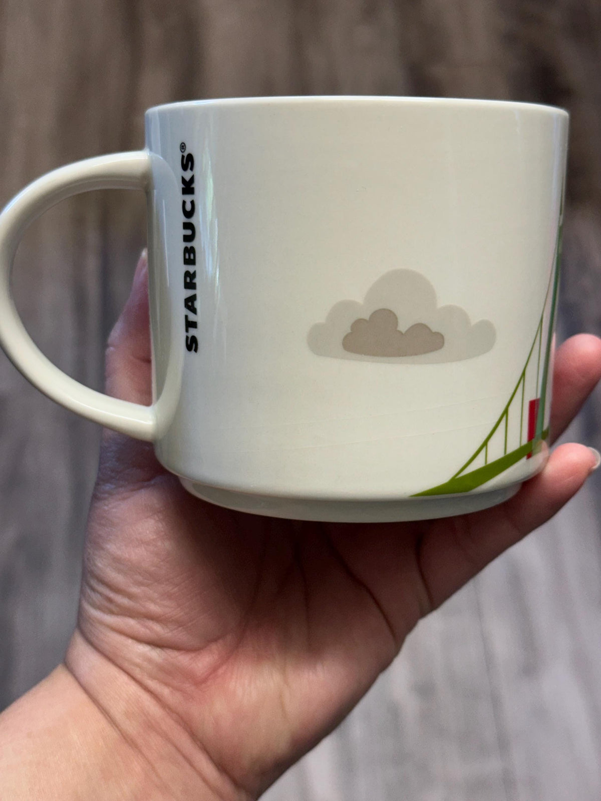 Starbucks Portland You Are Here YAH Collection 14oz Coffee Mug Cup. Ship Fast!