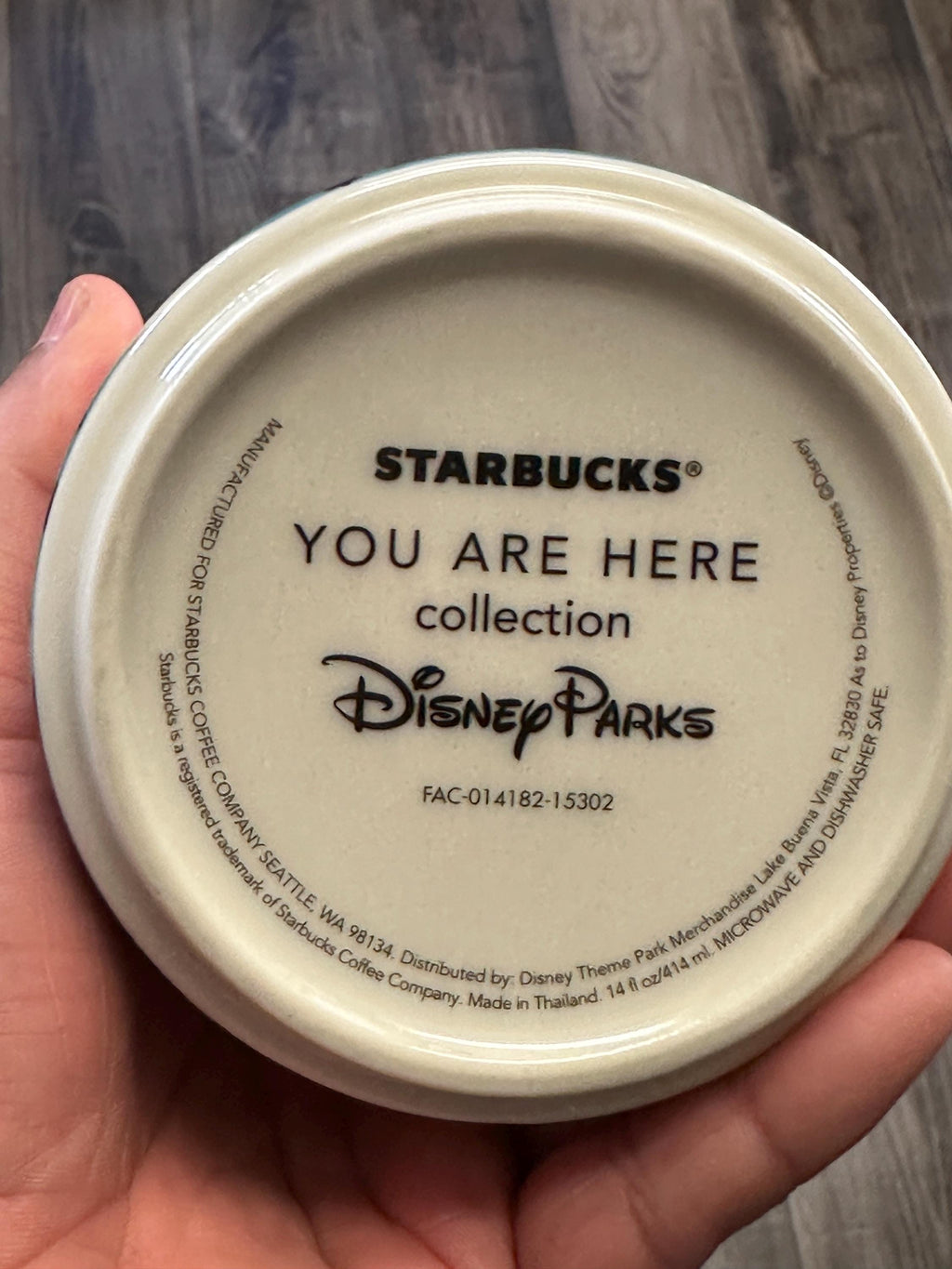 Starbucks Disney Epcot You Are Here Mug | 14 oz Collectible. Ship Fast!