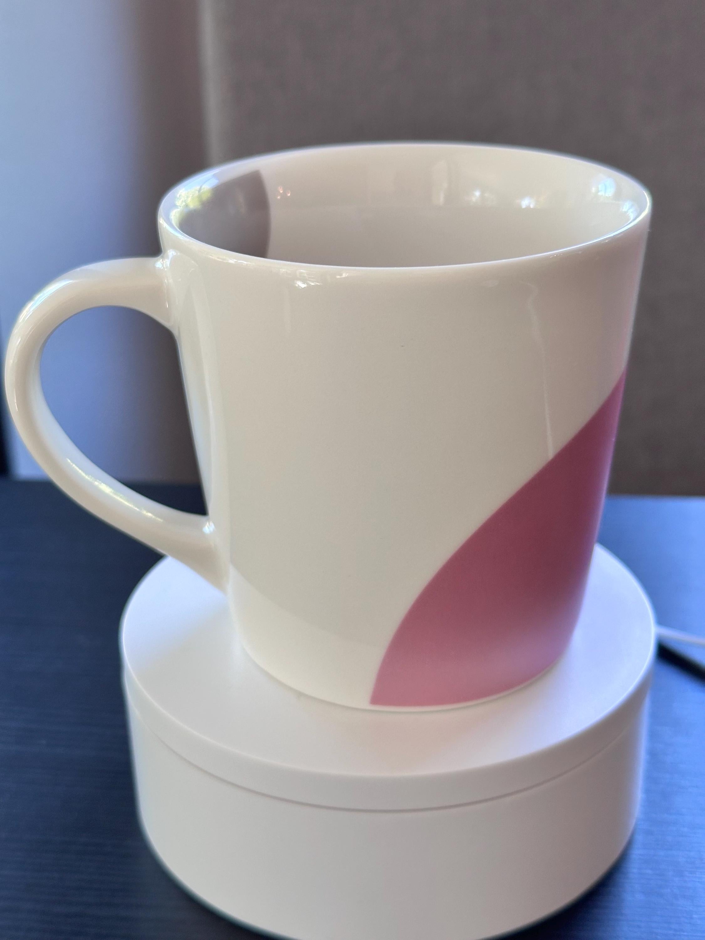 Starbucks 2005 Pink Gray Swirl Coffee Mug 12oz Vintage GUC. Ship Fast!