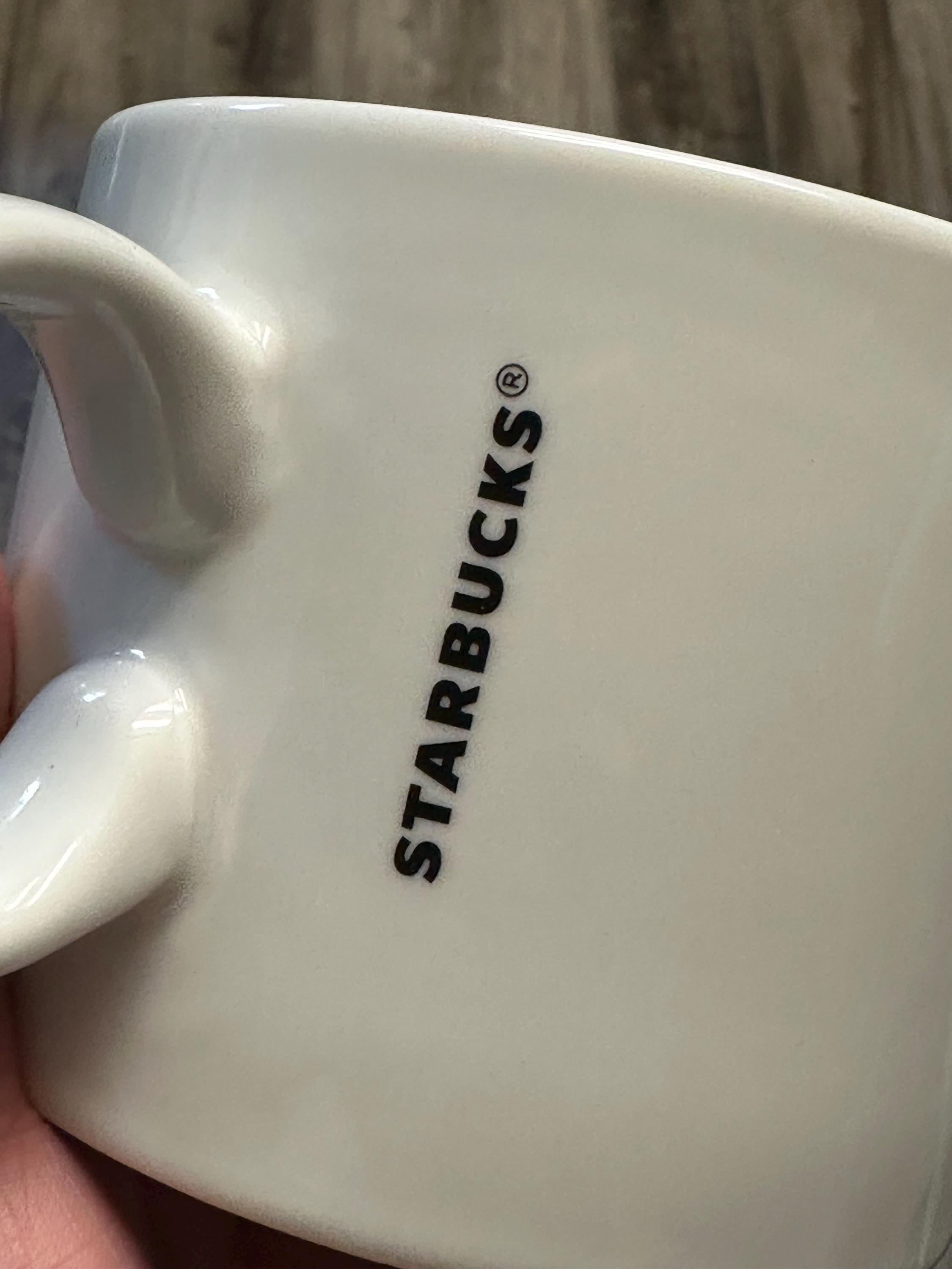 Starbucks white Mug 12 Oz, 2017. Ship Fast!