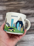 Starbucks Denver “You Are Here” YAH Collection 14oz Coffee Mug. Ship Fast!