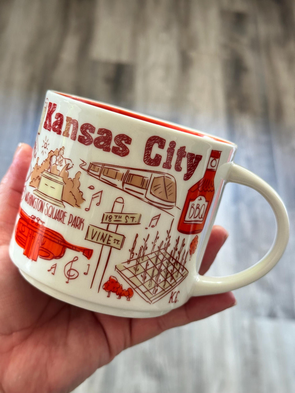 Starbucks Kansas City Been There Series Mug 14oz Coffee Cup EUC. Ship Fast!