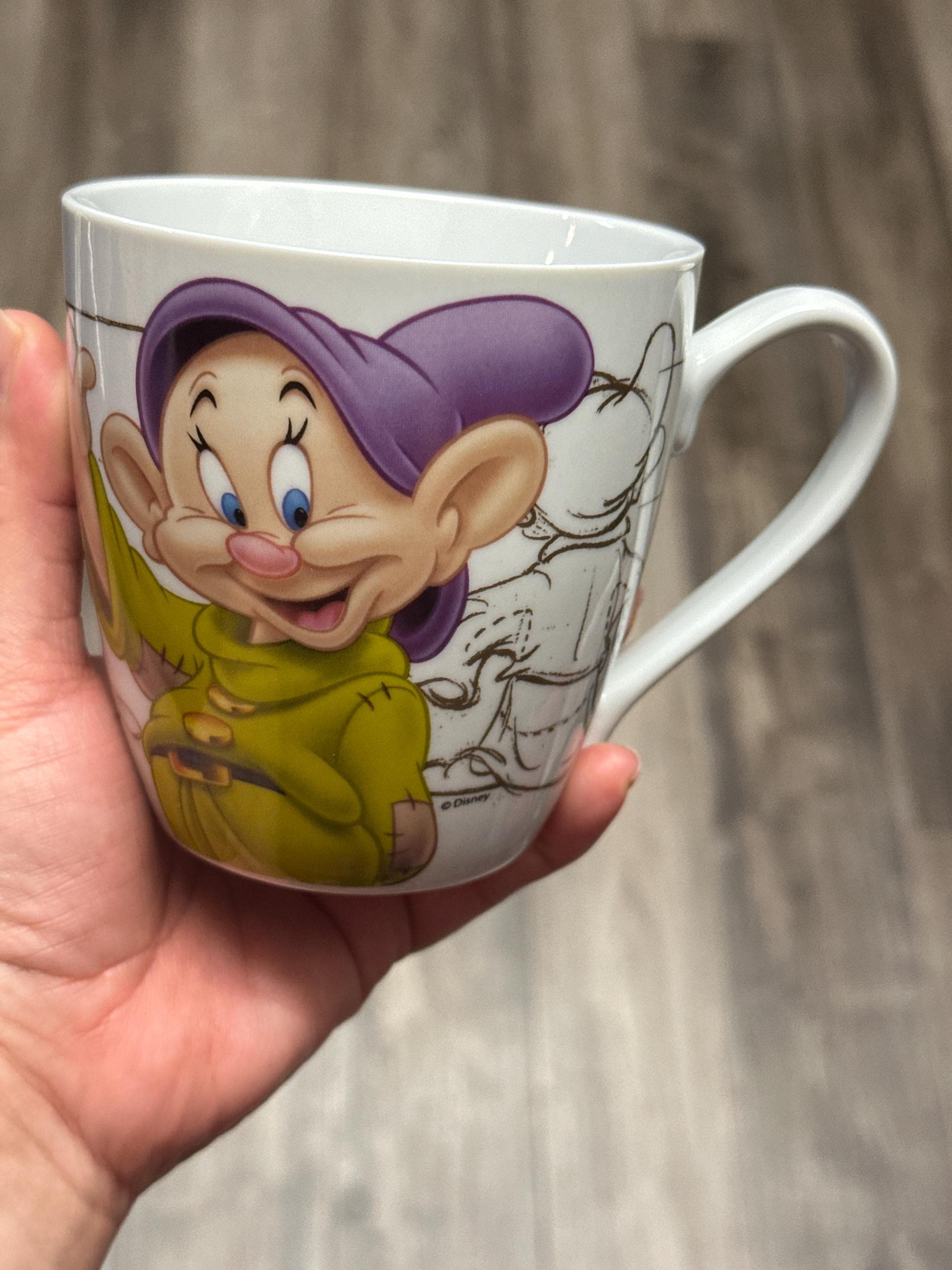 Dopey Character Mug 12oz Cartoon Coffee Cup EUC | Little Joy Market
