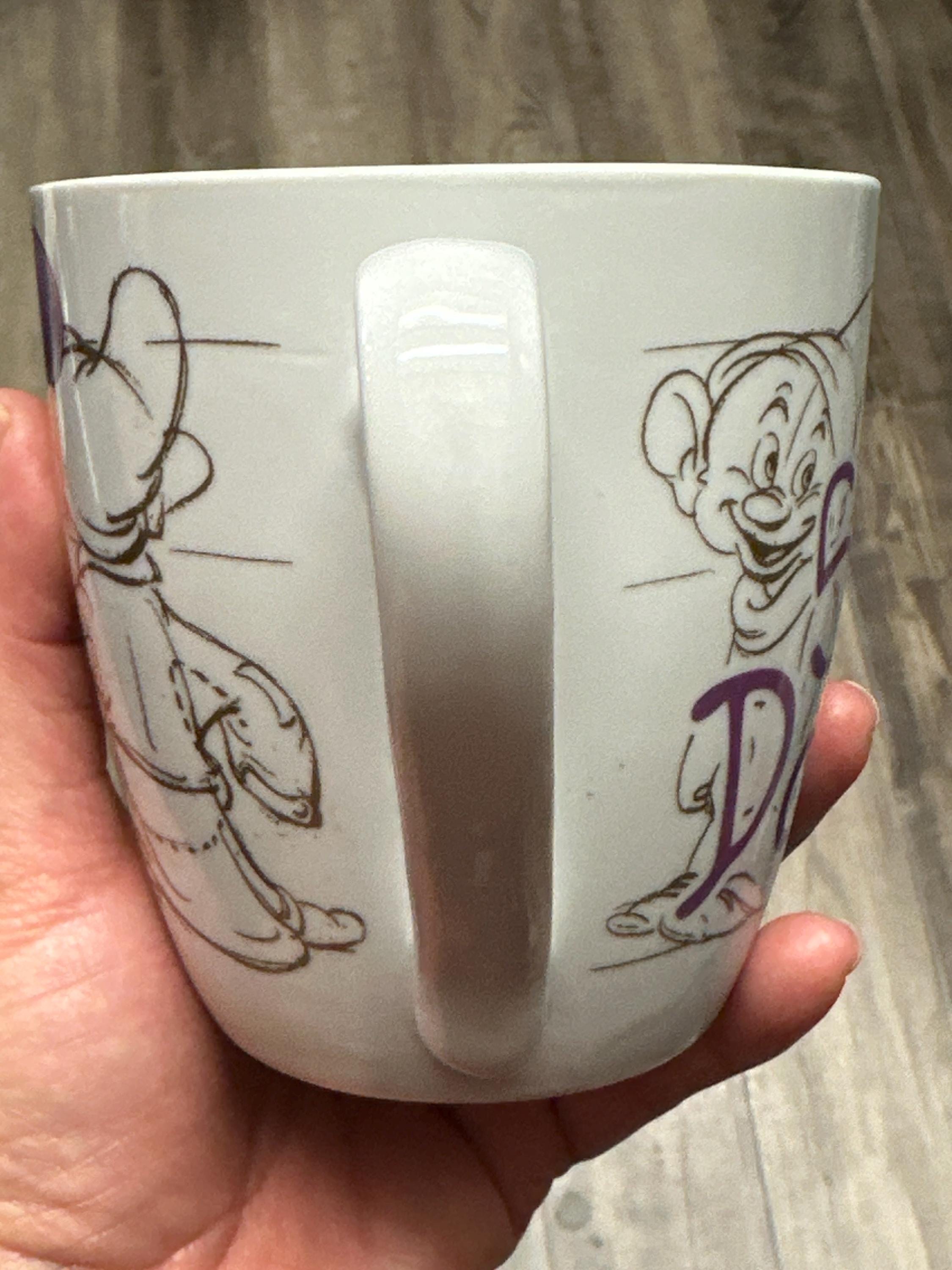 Dopey Character Mug 12oz Cartoon Coffee Cup EUC