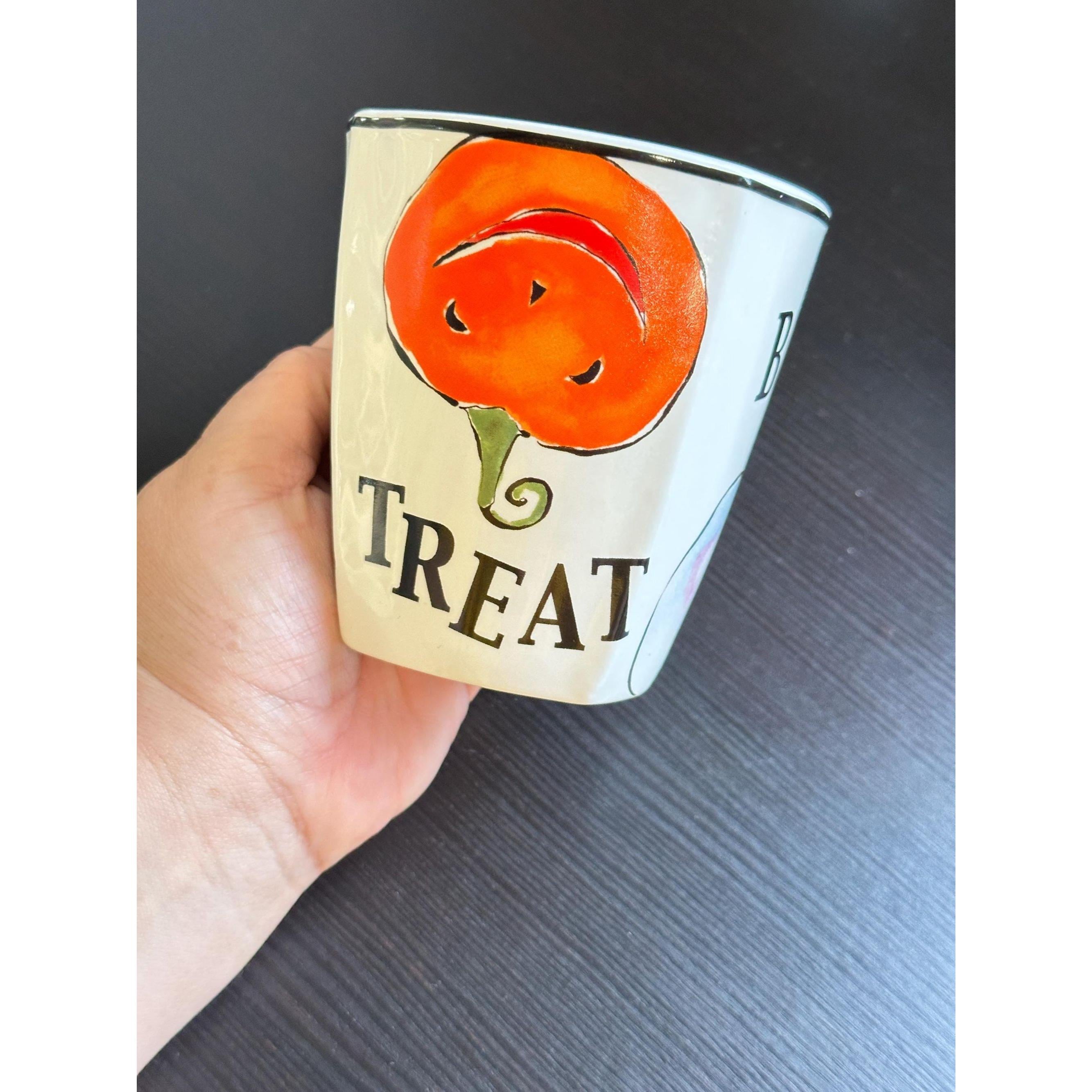 Trick or Treat Halloween mug. New! Ship Fast!