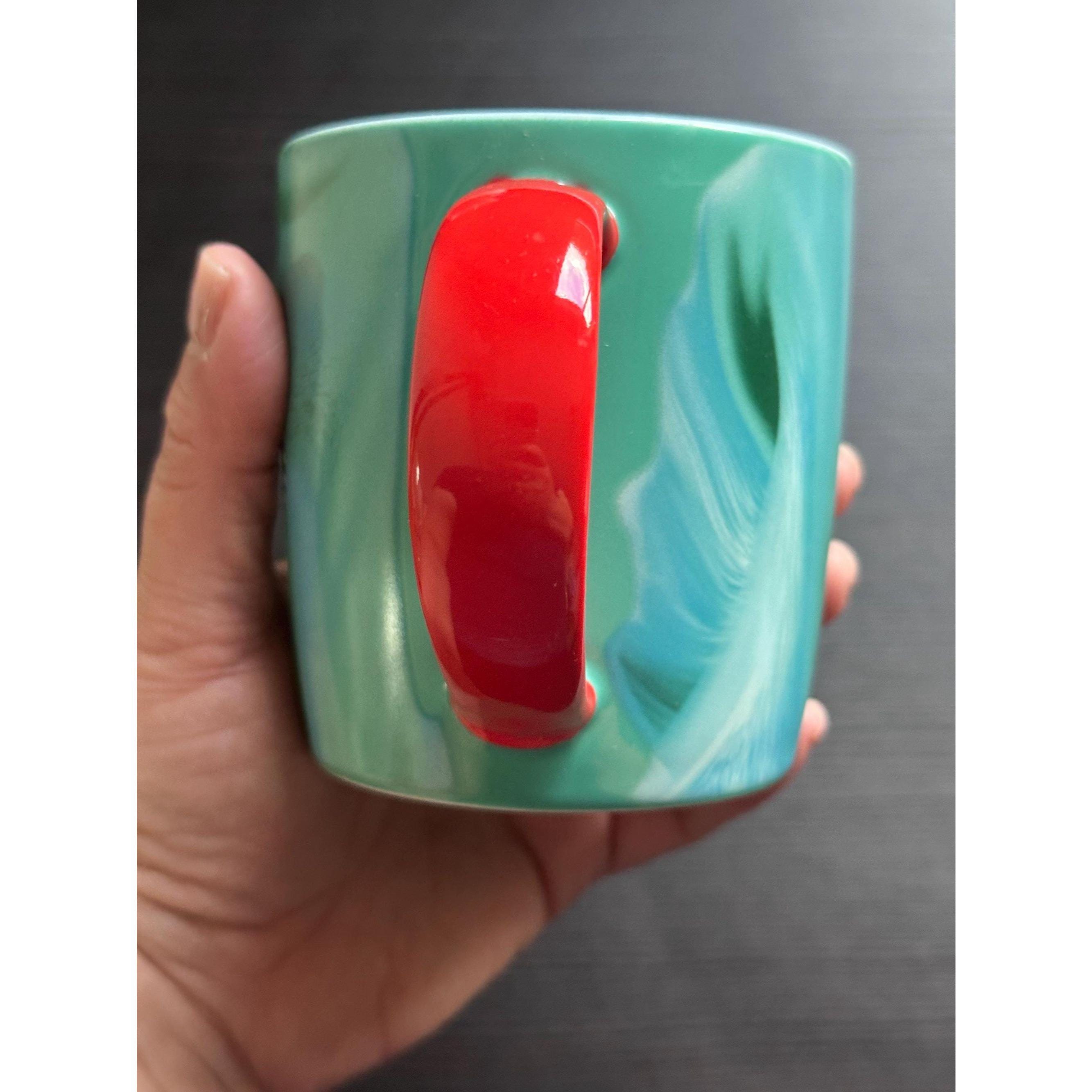 Starbucks Holiday Marbled Mugs: Green & Blue, Set of 2. 2024. Ship Fast!