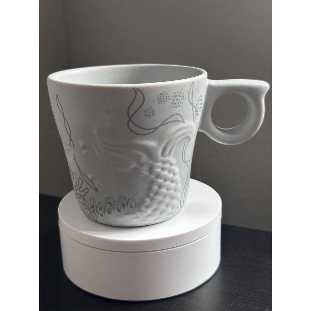 Starbucks Siren Tail Mug: 2016 Anniversary Gray Stoneware, 12 oz. Ship Fast
