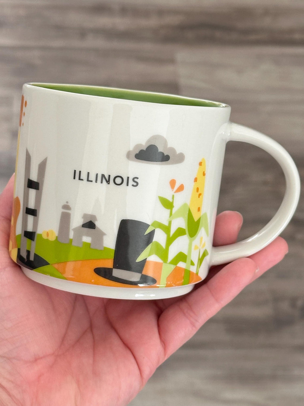 Starbucks You Are Here Illinois Mug 2015 | 14 oz Collectible Coffee Cup. Ship Fast!