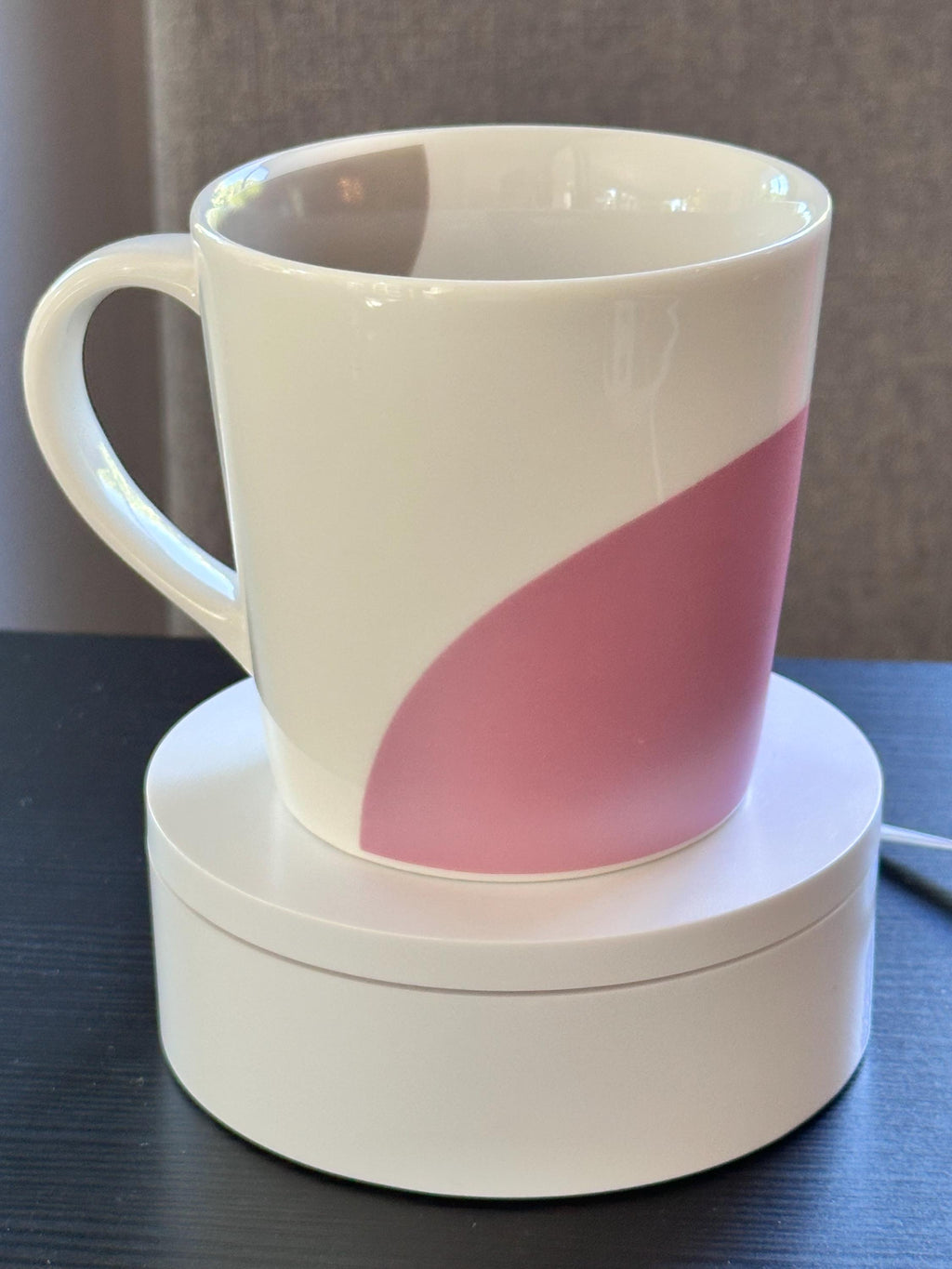 Starbucks 2005 Pink Gray Swirl Coffee Mug 12oz Vintage GUC. Ship Fast!