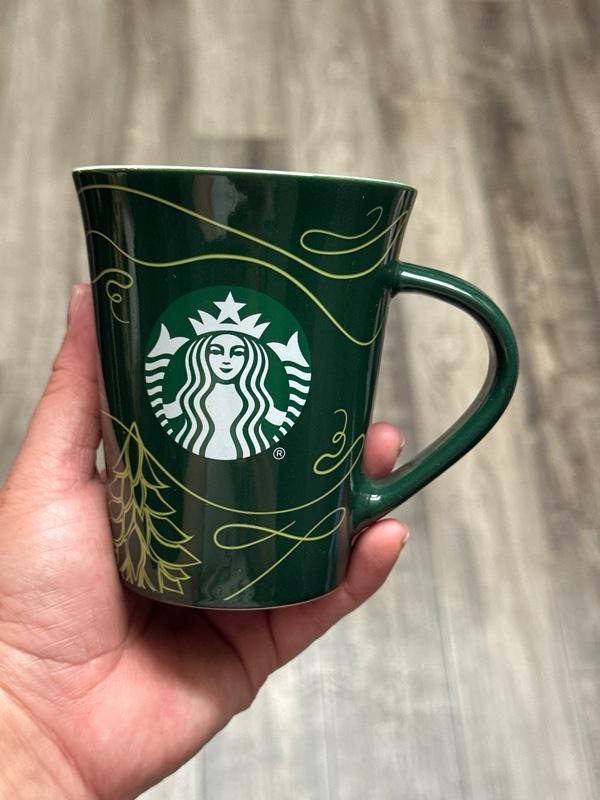 Starbucks Green Swirl Tree Holiday Mug 10oz Coffee Cup 2020 New. Ship fast! | Little Joy Market
