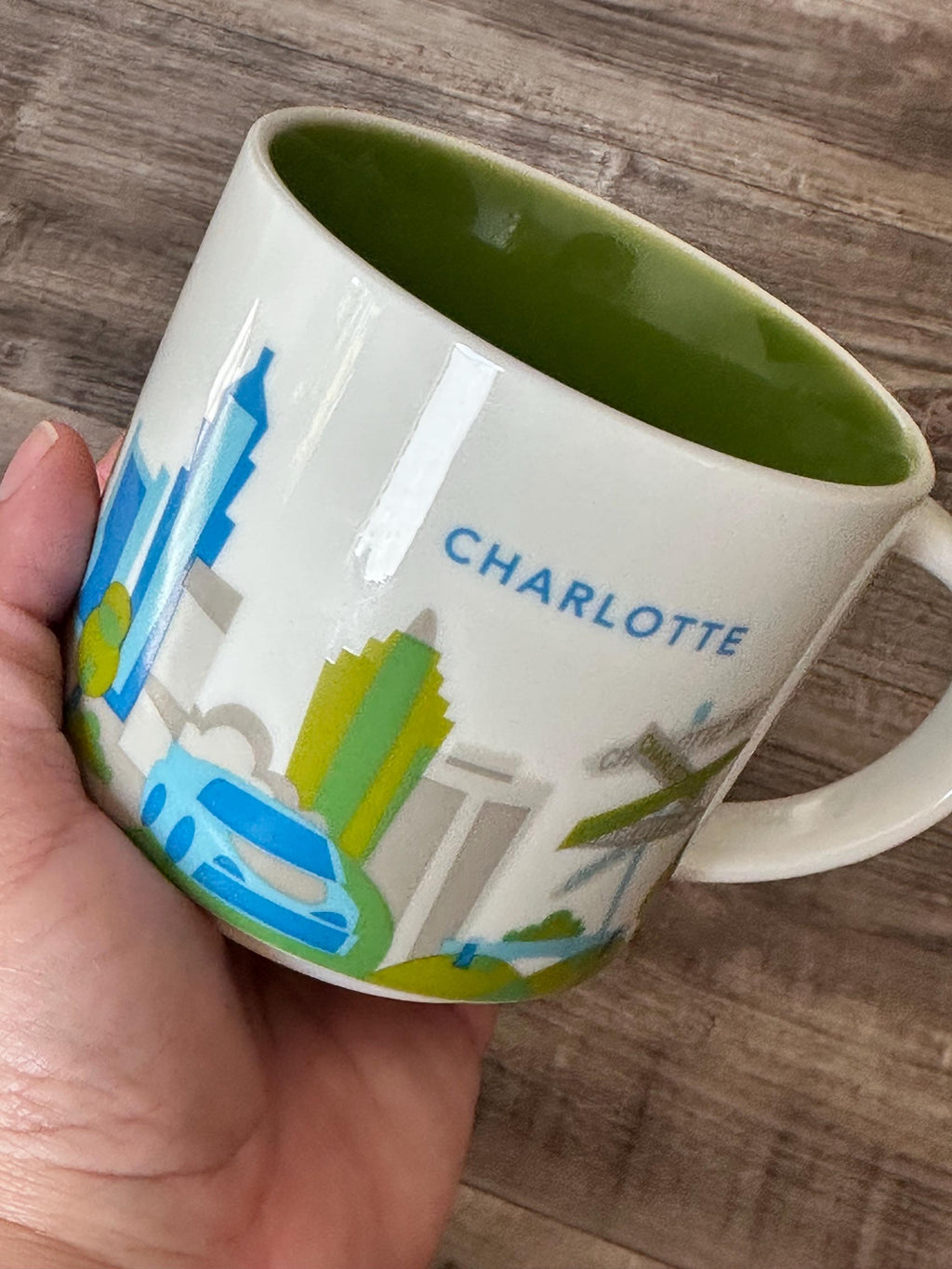 Starbucks Charlotte You Are Here Mug 14oz. Ship Fast!