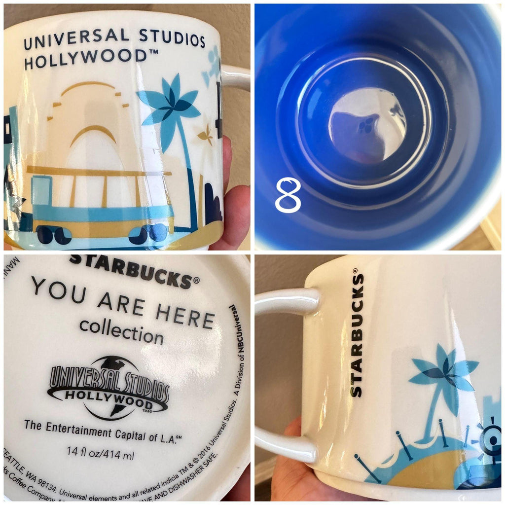 Universal Studios Hollywood You Are Here Starbucks Mug. Ship Fast!