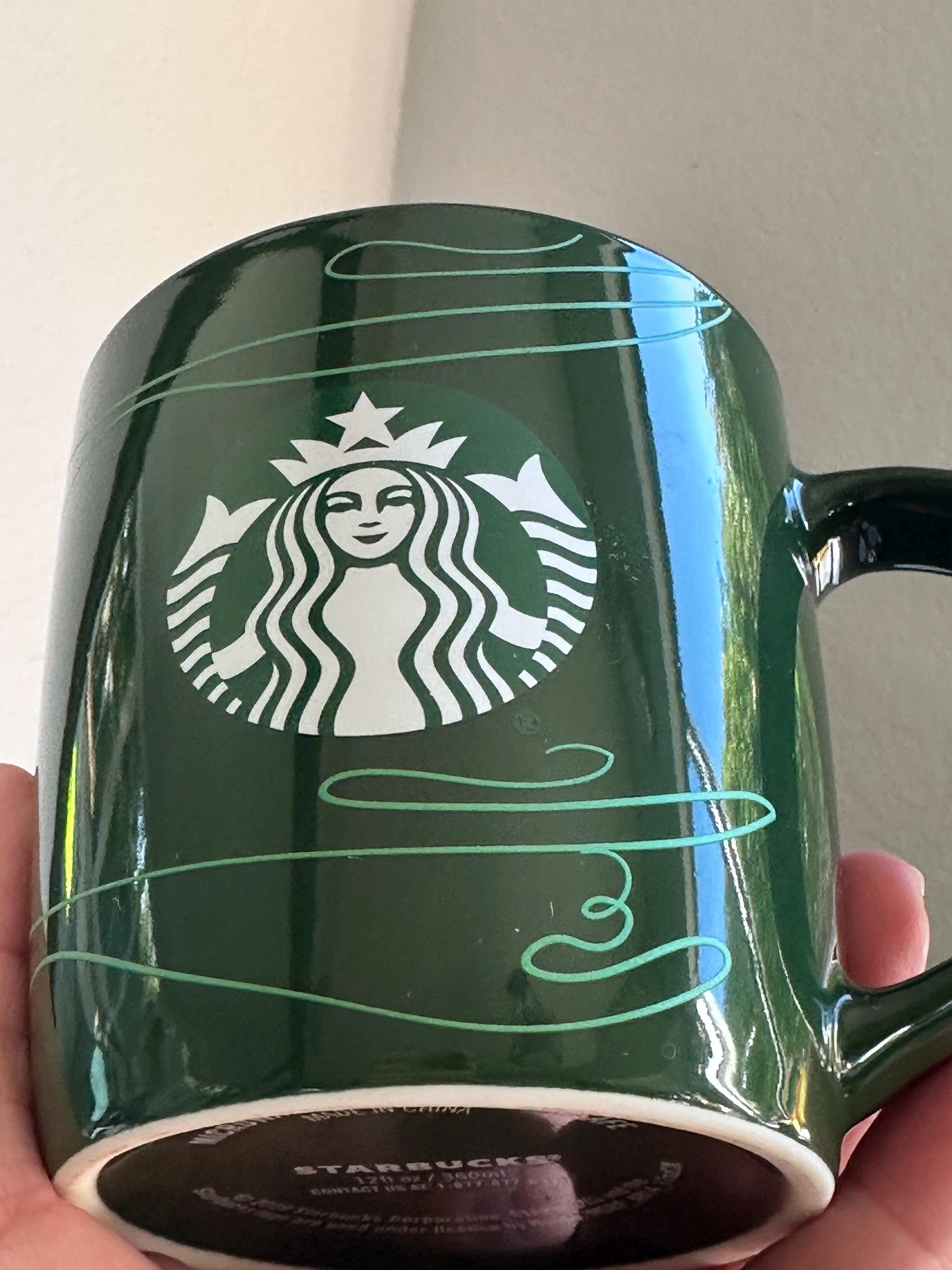 Starbucks Green Holiday Mug, 2020 Collector Cup (12 oz). Ship fast!