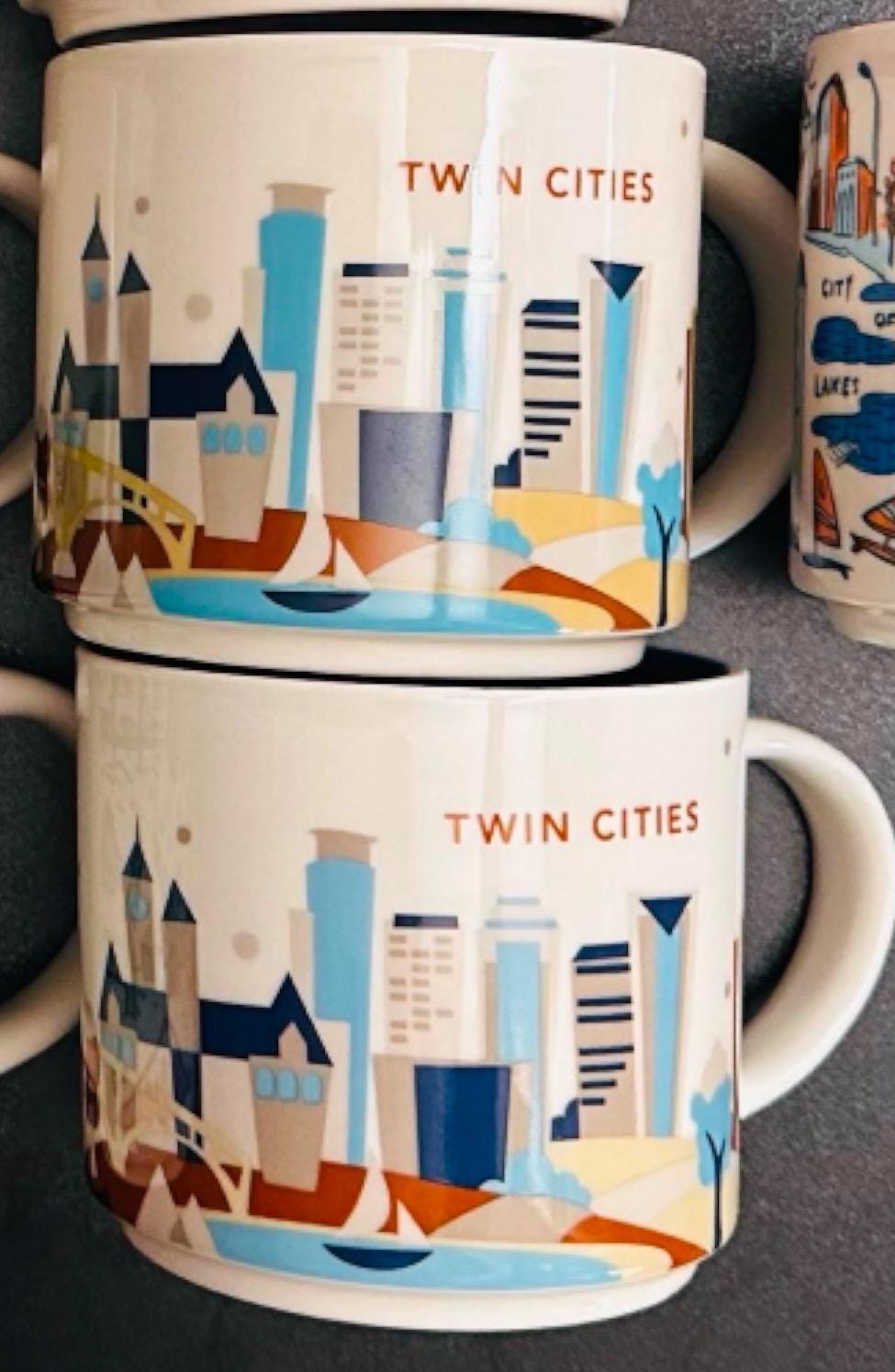 Starbucks Twin Cities You Are Here Mug | Minnesota Skyline Mug 14oz. Ship Fast!
