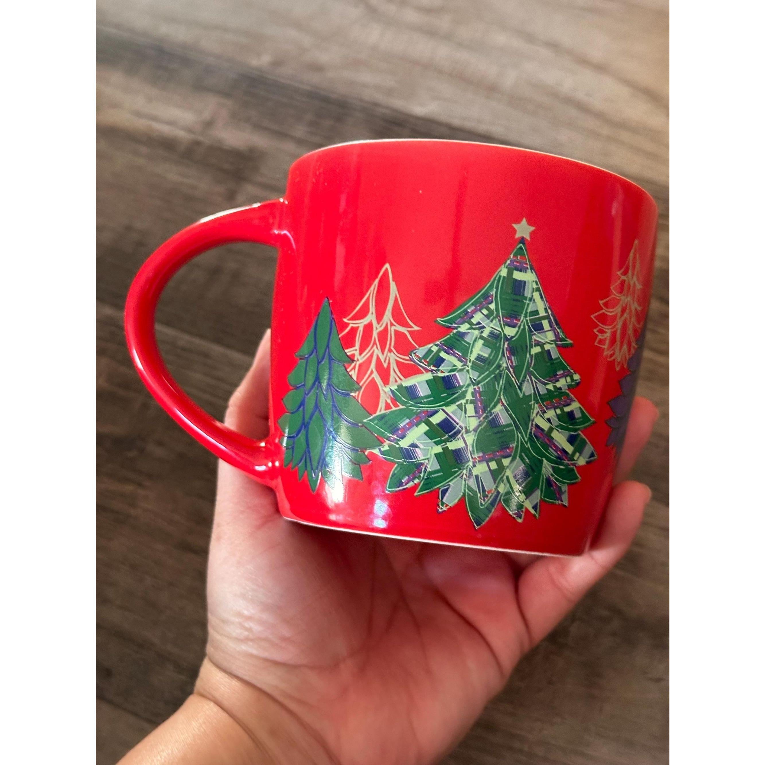 Rare 2020 Starbucks Red Holiday Trees Siren Mug - 18 oz Collectible. Ship Fast!