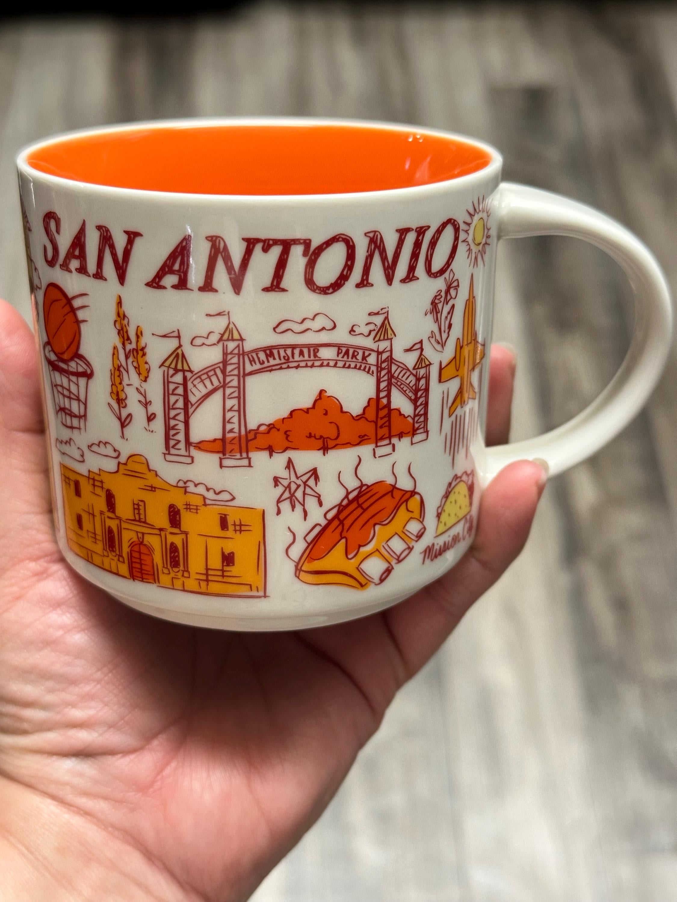 Starbucks San Antonio Been There Series Mug 14 oz. EUC. Ship Fast!