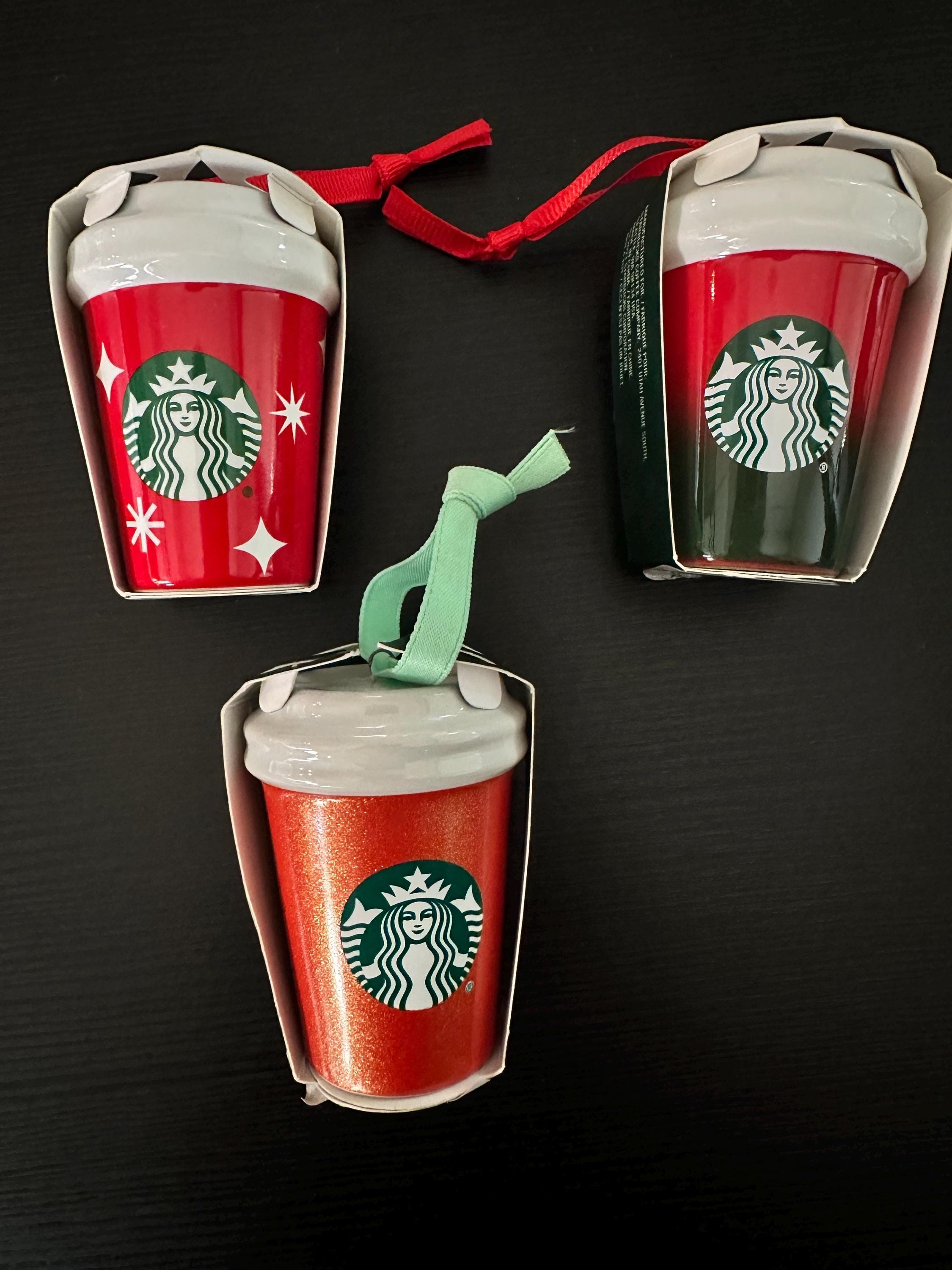 Starbucks Mini Coffee Cup Ornaments – Collectible. Sold Separately. Ship Fast!
