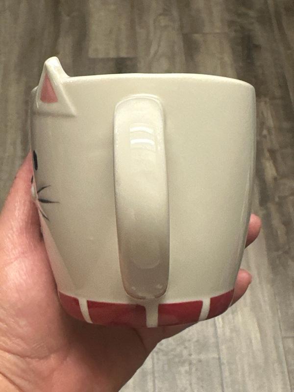Meowy Christmas Cat Mug 16oz Stoneware With Ears Wondershop 2024 New. Ship fast!