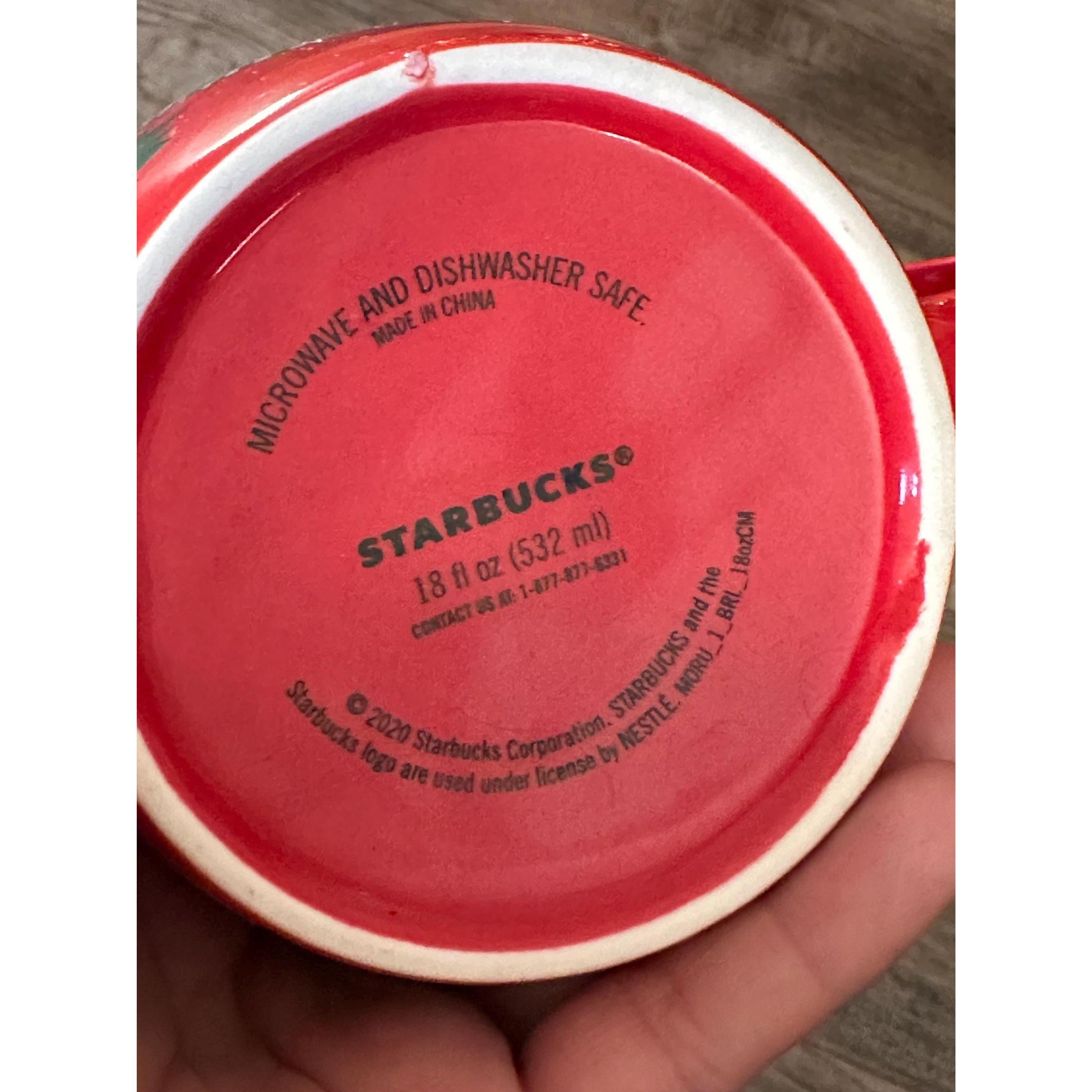Rare 2020 Starbucks Red Holiday Trees Siren Mug - 18 oz Collectible. Ship Fast!