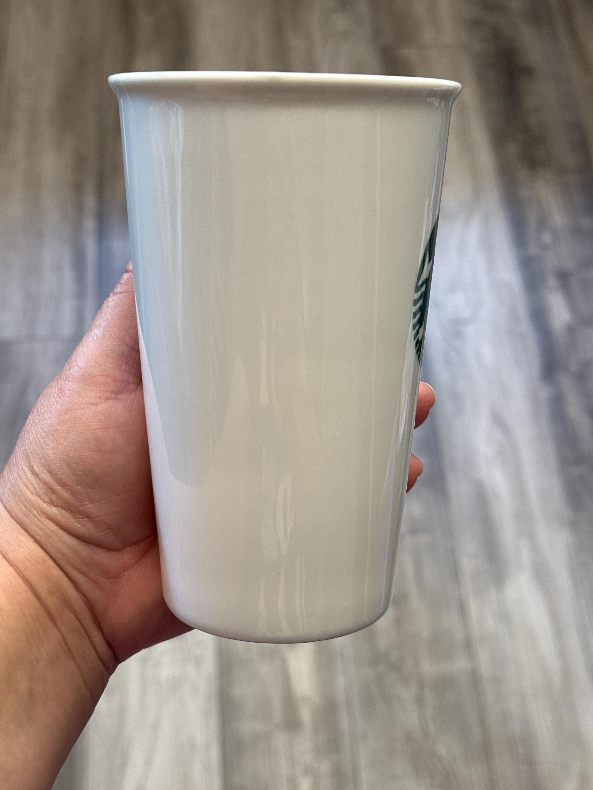 Collectible Starbucks Mug: 2016 Classic White, Green Siren Logo (17.8 oz)